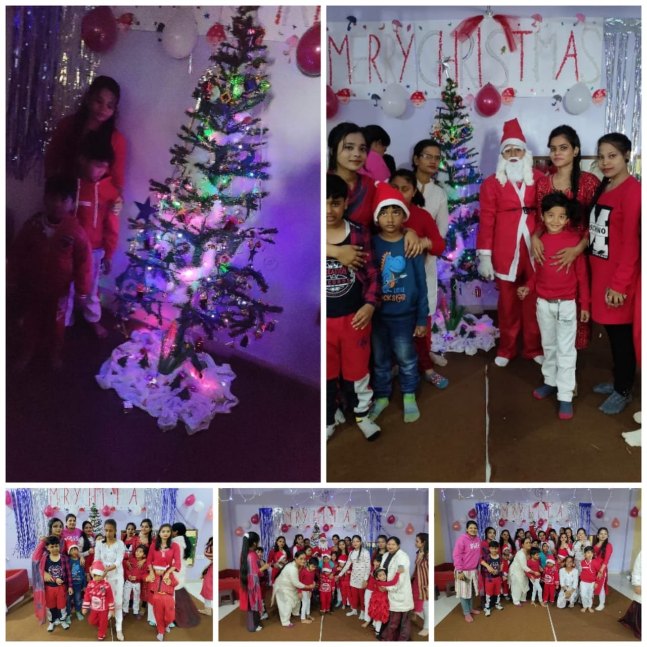 a colorful christmas celebration