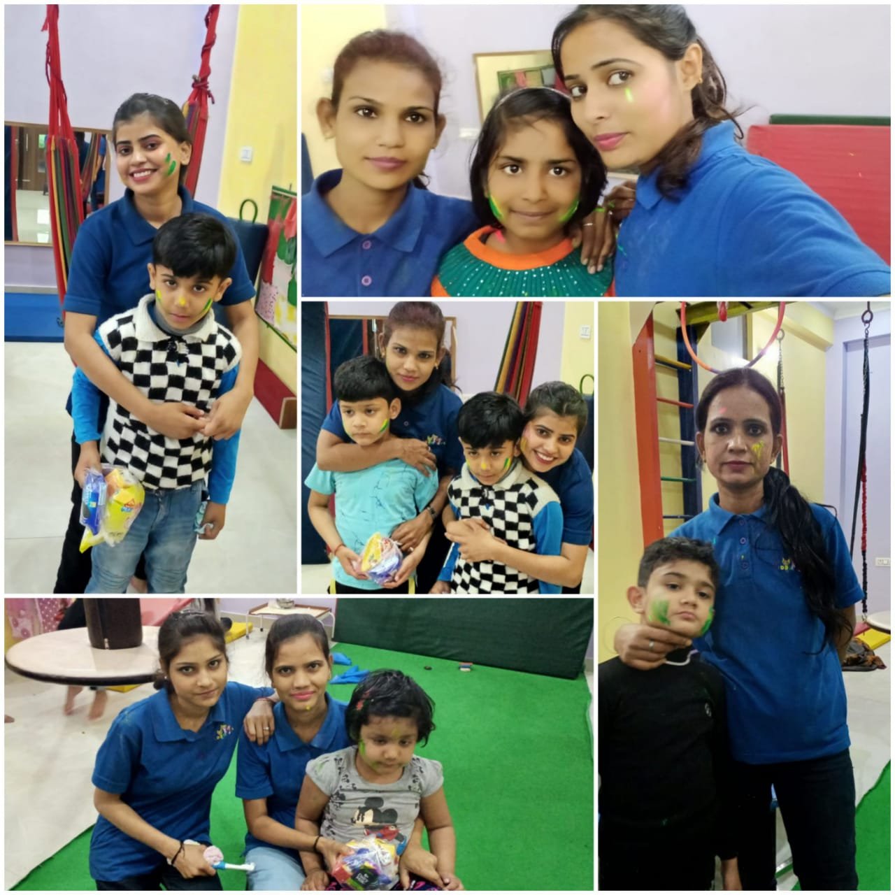 holi fun with our little stars