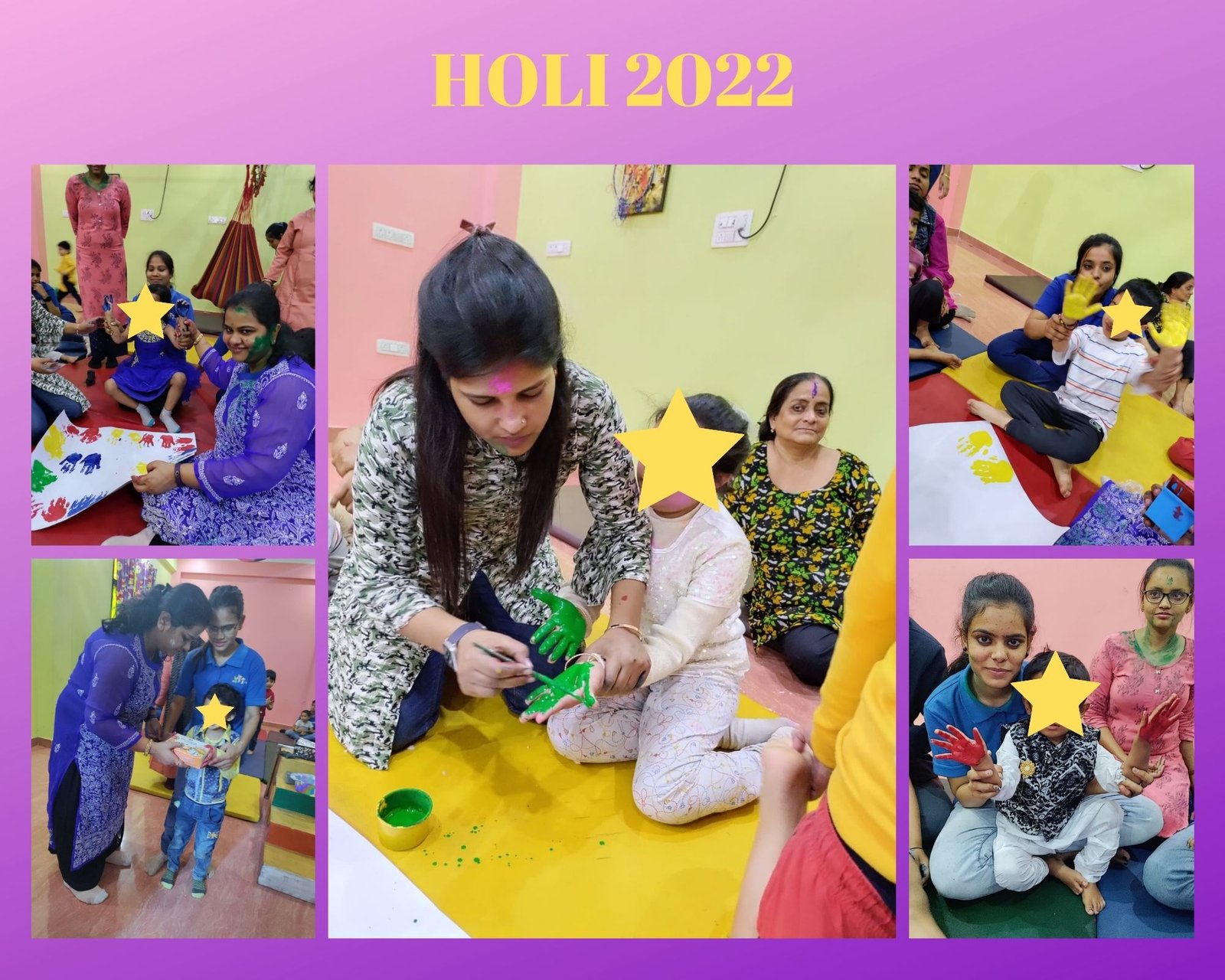 joyful holi celebration