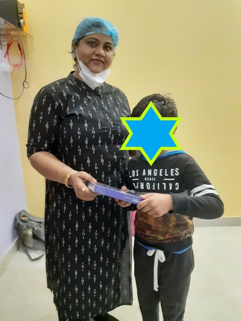 kids celebrating diwali