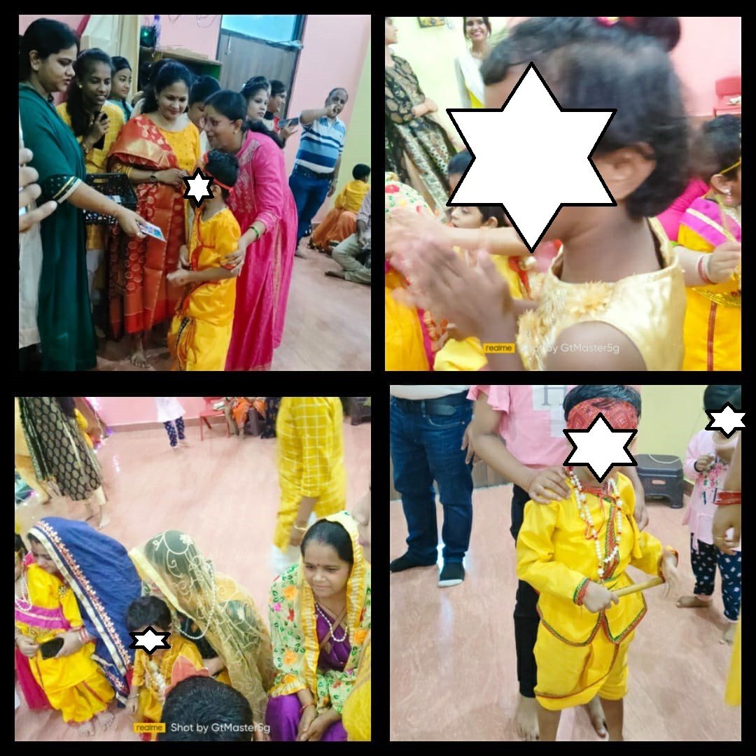 kids enjoying festival time