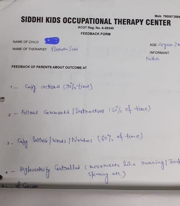 child therapy success