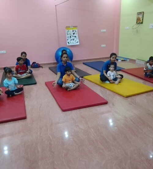 group yoga activity