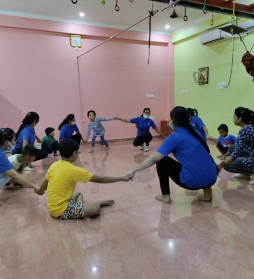 playing games in group session